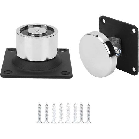 Butée de porte électromagnétique 12V/24V, ventouse puissante de 60 kg (132,3 lb) pour portes en bois et en fer (1/5)