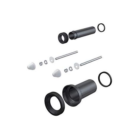 Alcaplast – Kit de montage WC M900 – Polypropylène – Raccordement 90 mm – Installation rapide et étanche – Éléments inclus pour cuvette