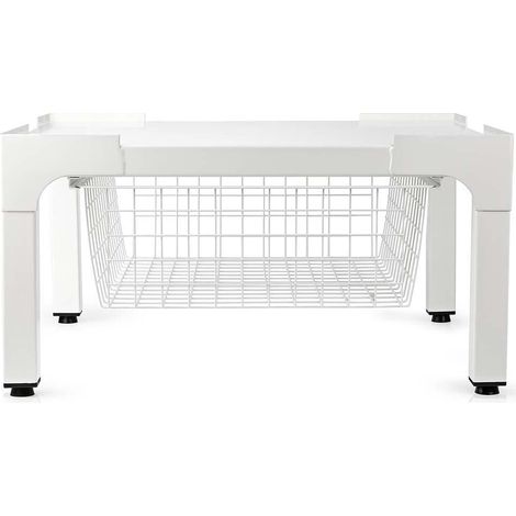 Stand for washing machine dryer wire basket 200 kg white (1/5)