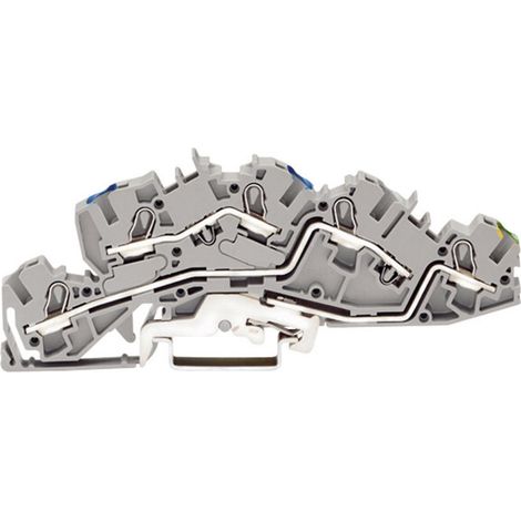 WAGO 2005-7646 Installationsetagenklemme 6.20 mm Zugfeder Belegung: N, L, PE Grau 1 St. (1/2)