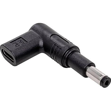 Adaptateur USB-C / 4,8 x 1,7 mm pour ordinateur portable AK-ND-C13, alimentation 100 W (1/3)