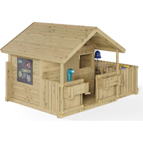 Casetta per Bambini in Legno Fungoo Sunny Bandcore – Gioco da Giardino (1/5)