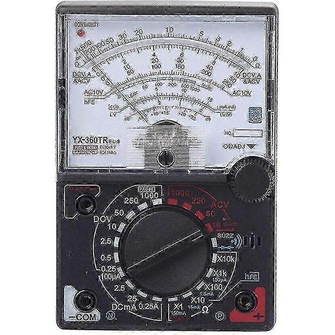 Multimètre analogique Yx-360tr 25-26 V CC et CA avec protection par fusible et diode (1/4)