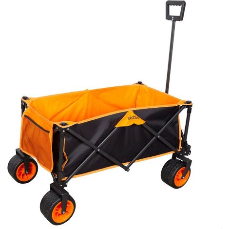 Carrello Multiuso Aktive Arancio Poliestere PVC Acciaio 86 x 108 x 44 cm Pieghevole Spiaggia (1/5)