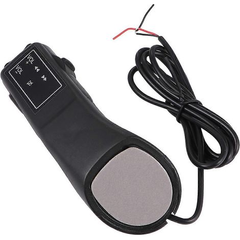 Commande multifonction au volant pour autoradio, DVD et GPS filaires - Pièces électroniques pour voiture-11.2x4.1cm-Black (1/3)