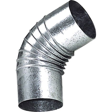 Verzinkter Ofenbogen 150 mm, 90°.