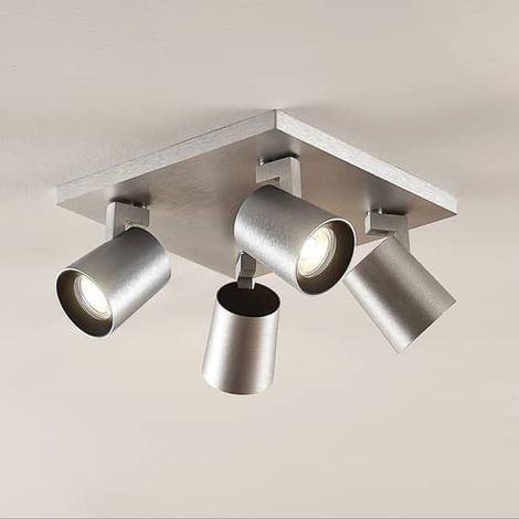 [NEUWERTIG] B-Ware Arcchio Iavo Deckenstrahler Eckig Alu 4 Fl. Deckenlampe Deckenlampe Strahler