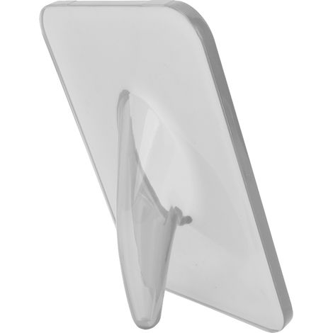 Vase à fleurs rectangulaire transparent en acrylique avec cadre photo, idéal pour la table à manger ou le bureau. (1/5)