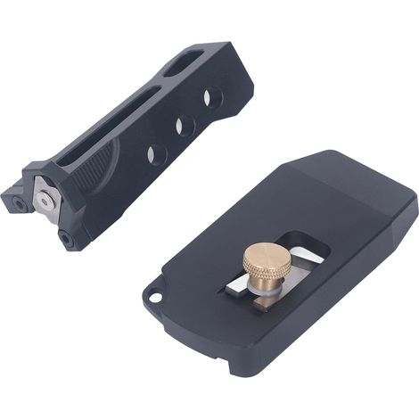 2 Stück Fasenhobel aus Aluminiumlegierung, Kantenschneider, Eckanleimwerkzeug für Holzbearbeitung an PVC und ABS (1/5)