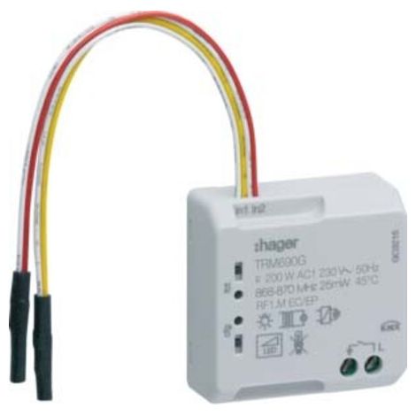 Hager Funk UP Schaltaktor 1-f.Binär 2-f.230V4A TRM690G
