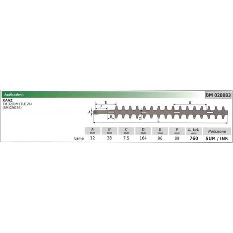 Cuchilla superior/inferior KAAZ TM 320M 028883