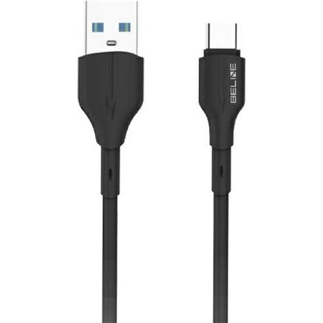 Câble Beline 25W USB-A/USB-C 1m noir/noir BLNCBC01