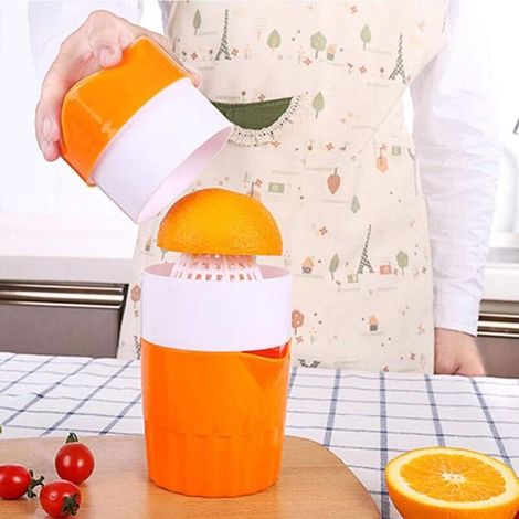 Spremiagrumi manuale, utensile domestico, manuale, spremiagrumi, bottiglia di succo, pressa per frutta, estrattore, pressa manuale, tazza (1/4)