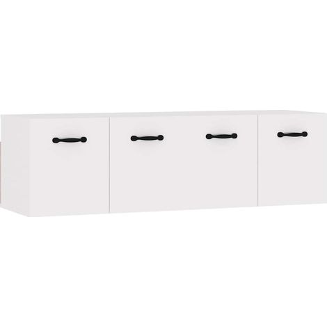 Maison Exclusive - Mobili Parete 2 pz Bianco 80x35x36,5 cm in Legno Multistrato (1/5)