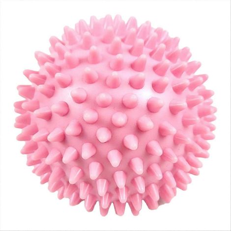 Balle de massage Thorn Ball pour le yoga et le fitness, balle de fascia, balle de renforcement de la préhension, balle de relâchement musculaire, balle de yoga rose (1/5)
