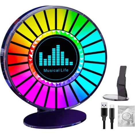 Lampe d'aromathérapie Longziming RGB – Lampe LED rechargeable – Diffuseur de parfum intégré – Design inclinable pour une ambiance optimale – Idéale pour la voiture et le salon – 1 pièce (1/5)