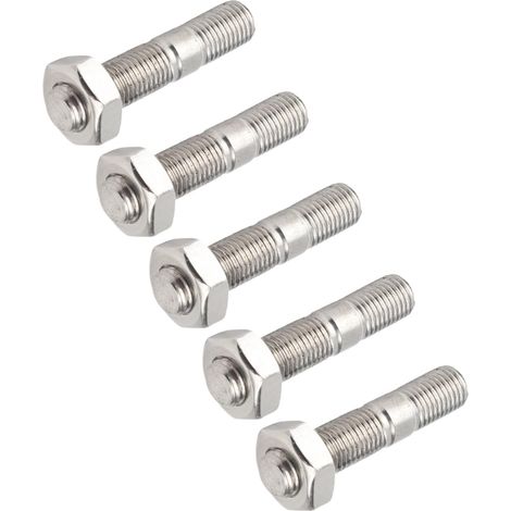 Goujon échappement inox M10x1.25 M10x1.5 kit écrous (1/5)