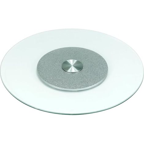 Lazy Susan Rotating Serving Tray Tempered Glass Rotating Turntable Serving Tray 68cm (1/5)