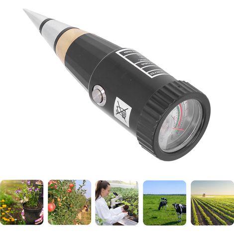 2-in-1-Gerät: pH-Meter, Säuremessgerät, Hygrometer, Bodenanalysator für Obstplantagen, Baumschulen und Blumenbeete (1/5)
