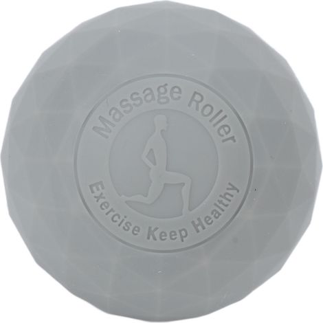 Balle de massage pour points de tension - Détente musculaire et myofasciale - Sport, fitness, récupération - Gris (1/5)