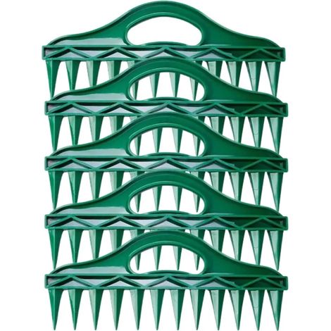 (5 pièces) Semoir manuel 26 cm à 12 trous avec gabarit de plantation et creuse-trou efficace pour le semis de légumes et de fleurs (1/4)