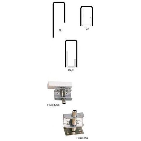 Kit points haut et bas standard pour EXCLUSIVE - ASSA ABLOY VACHETTE (1/5)