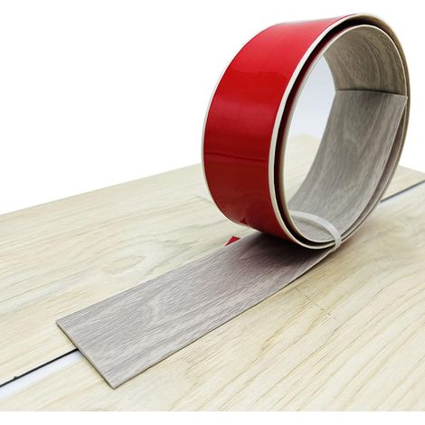 Profilé de Transition Auto-Adhésif en Vinyle 3 m, Barre de Seuil Étanche pour Sols Inégaux, Largeur 5 cm, Épaisseur 1 à 3,5 mm (1/5)