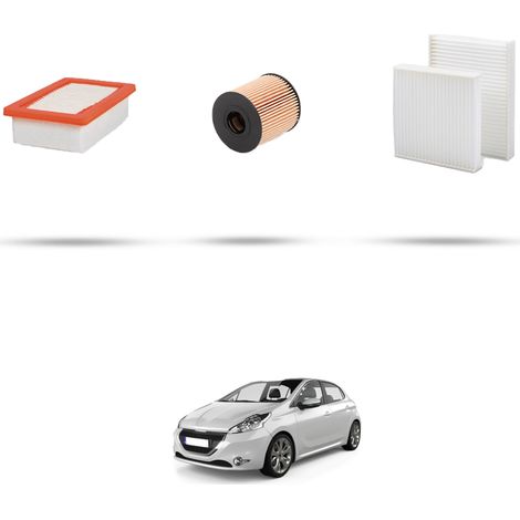 Kit tagliando 3 filtri compatibile con Peugeot 208 1.6 GTI 147kw Dal 2012 (1/5)