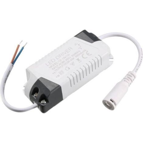 Driver LED 12-18 W à courant constant 300 mA haute puissance, entrée AC 85-265 V, sortie DC 36-65 V, connecteur externe, alimentation pour plafonnier LED, transformateur redresseur.