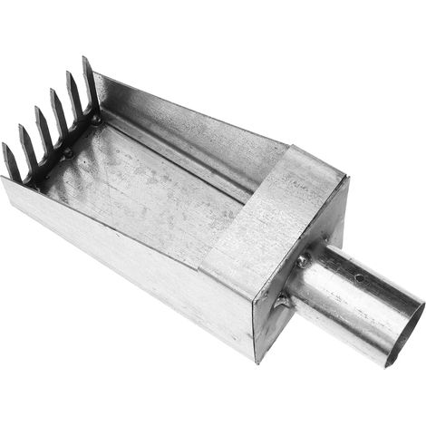 Cueilleur de Fruits Fixation Stable et Facile à Utiliser en Acier Inoxydable Argenté Cueillette de Pêches et Actinidias en Extérieur (1/5)
