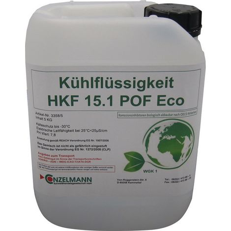 Réfrigérant HKF 15.1 POF ECO 25kg bidon Protection antIgel jusquà.-15 Degrés