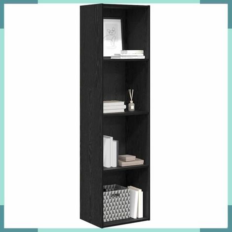 Étagère - 875017 - Chêne noir - Bois d'ingénierie - 40 x 30 x 152 cm (1/5)