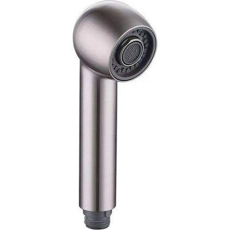 Douchette Robinet Cuisine 2 Jets Tête de Douche Remplacement Douchette pour Mitigeur Cuisine. Couleurs brossées (1/5)