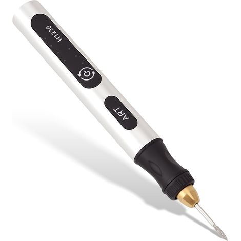 Mini Outil Rotatif sans Fil, Kit D'outils Rotatifs électriques Rechargeables à 3 Vitesses 4,2 V avec Accessoires, Meuleuse électrique Portative USB pour Meuler, Graver, Polir (1/5)