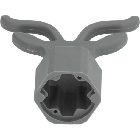 Clé à Mixer ABS Ergonomique pour Thermomix TM5 TM6 TM31, Démontage Lame Blender, Poignée Antidérapante Gris (1/5)