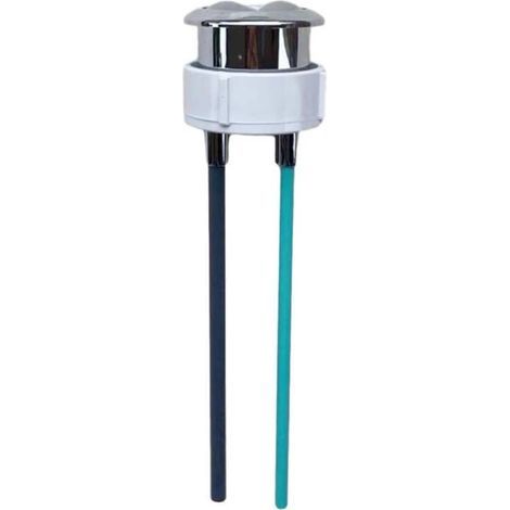 Bouton de remplacement pour toilettes à ble chasse Geberit chromé (38 mm) (1/4)
