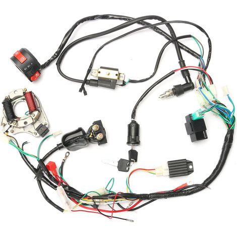 Kit de faisceau de bobine d’allumage pour moto cross 50‑125cc 2T/4T (1/5)