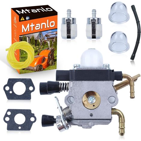 Pour taille-haie Stihl HS81 HS81R HS81RC HS81T HS86 HS86R HS86T, kit de carburateur, remplacement pour Zama C1Q-S225, 4237 120 0606 (1/5)