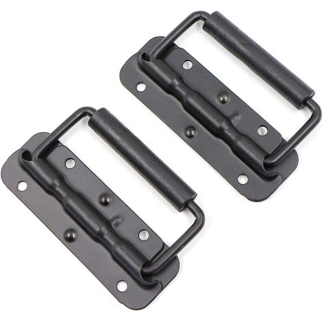 Schwarzes Faltetui mit 2 Tragegriffen (100 mm) (1/5)