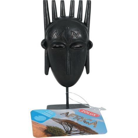 Décoration Africa masques homme  taille S. Aquarium. - zolux