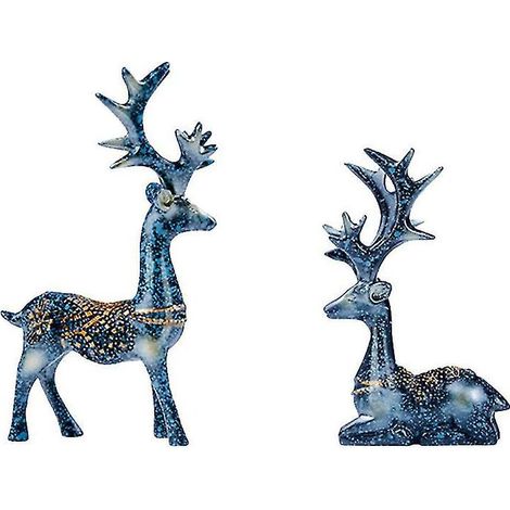 1 paire de cerfs en résine pour voiture (1/3)