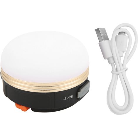 Helle, wasserdichte (IP65) und wiederaufladbare USB-Campinglampe für den Outdoor-Einsatz, Notbeleuchtung bei Stromausfall zu Hause (1/5)