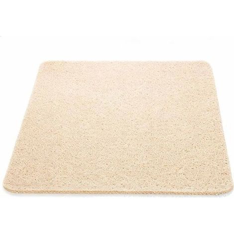 Tapis de Douche Antidérapant 60x60 cm - Paillasson de Salle de Bain Souple en PVC avec Trous de Drainage, Massage et Séchage Rapide pour Zone Humide (1/5)