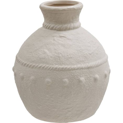 Vase Lewis H.20,5cm blanc - Atmosphera créateur d'intérieur (1/2)