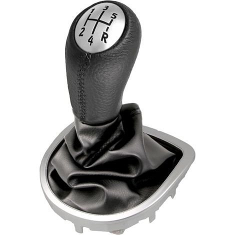 Pommeau Levier de Vitesse 5 Vitesses pour Clio 3 Megane 2/3 Twingo 2 Kangoo 2 Scenic Laguna 2 Espace 4 Modus Campus, Botte de Changement Manuel 8200379961 8200393246 (1/5)