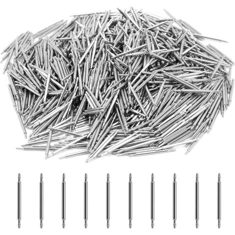 2000 pièces tiges de ressort 18mm en acier inoxydable pour bracelet de montre, outils de réparation et remplacement de broches