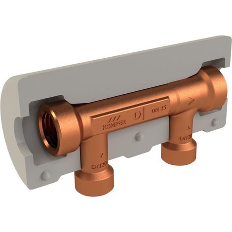 Kemper KHS Set partitore di flusso Venturi -dinamico-, passaggio FI, figura 650 20, DN 25, 6502002500