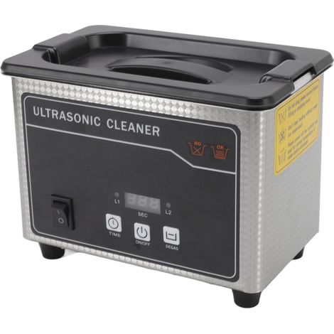 Nettoyeur Ultrasonique 800ml Grande Capacité pour Bijoux, Lunettes et Pièces - 40KHz Silencieux, Portable et EU 220V
