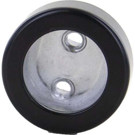 Naissances noires pour tube aluminium - Pour tube de diamètre : 25 mm - Pour tube de section : - - DUVAL-BILCOCQ