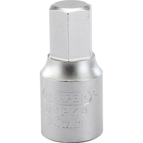 Draper 38326 12mm Hex Socket Drain Plug Key - Heavy-Duty Automotive Tool (1/5)